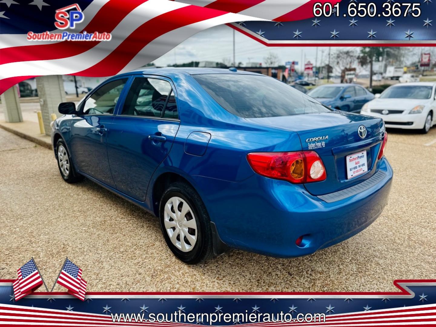 2009 BLUE TOYOTA COROLLA BASE; S; LE; (1NXBU40EX9Z) , located at 922 W. Beacon St., Philadelphia, MS, 39350, (601) 650-3675, 32.770447, -89.127151 - Photo#3